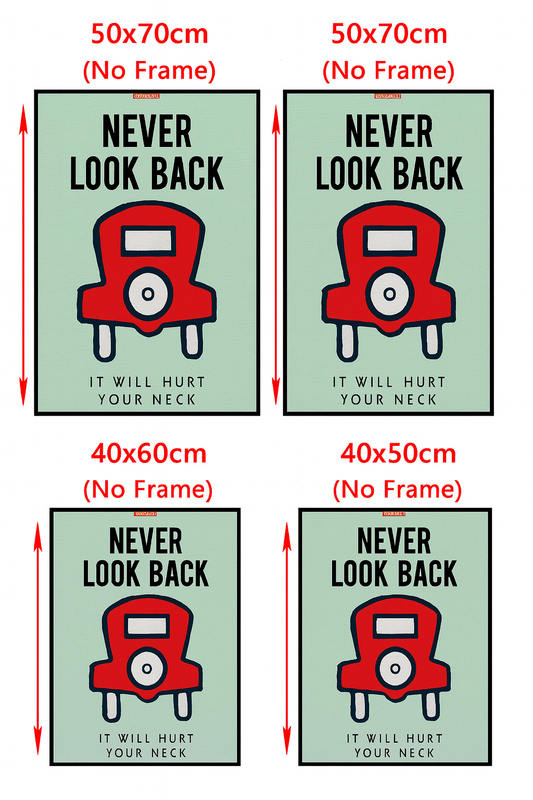 Never Look Back – Quirky Red Car