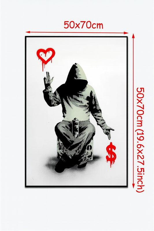 Love or Money – Banksy Inspired Street