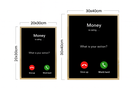 Money Is Calling | Digital Motivational Quote