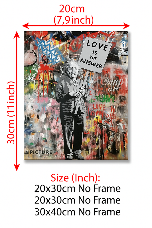 Art is the Answer – Einstein Pop Art