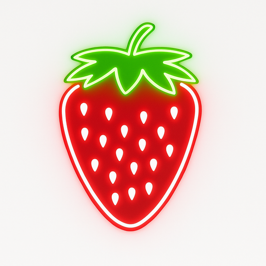 The Strawberry Spark — A Neon Sweetness