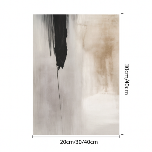 Imperfect Grace | Wabi-Sabi Beige Abstract Art