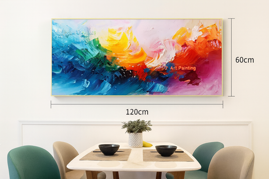 Rhythm in Color | Abstract Oil Painting