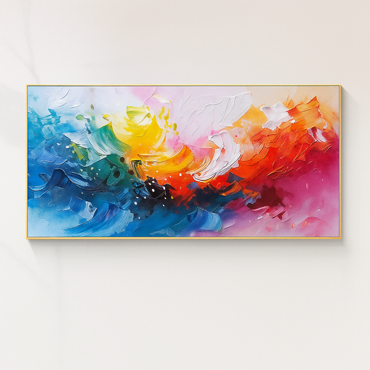 Rhythm in Color | Abstract Oil Painting
