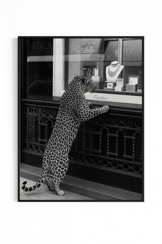 Savage Luxe | Leopard & Money Black and White