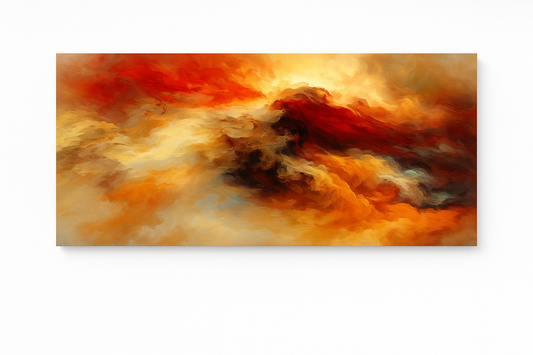 Lava Square – Molten Balance Wall Art