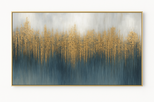 Silent Horizon・Textured Gold & Blue