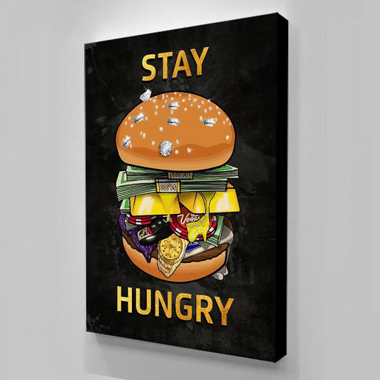 Diamond Burger Canvas | Hustle-Inspired