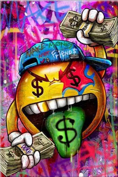 Smile & Stack | Graffiti Money