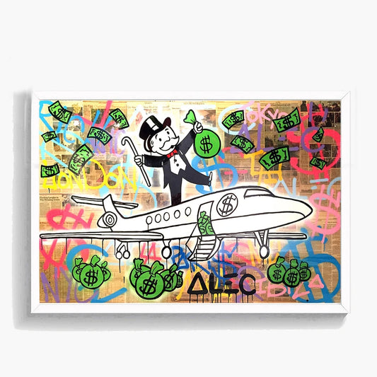 The Monopoly Hustle — Alec-Inspired Wall Art