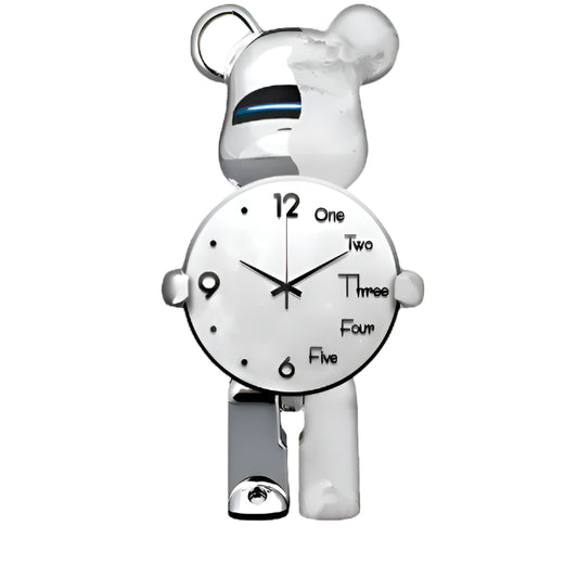 Timekeeper of the Wild – LED Bear Wall Sentinel