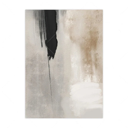 Imperfect Grace | Wabi-Sabi Beige Abstract Art