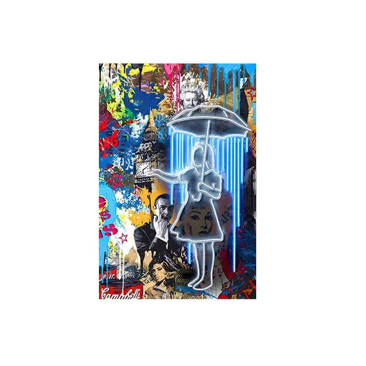 Neon Dreams on Canvas
