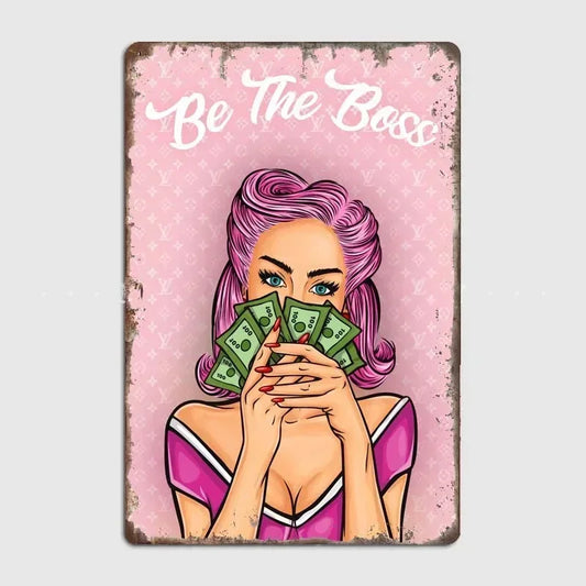 Cash Queen | Pop Art Canvas of Girl