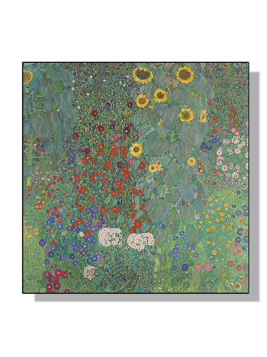 Sunlit Abundance・Klimt’s Garden Study