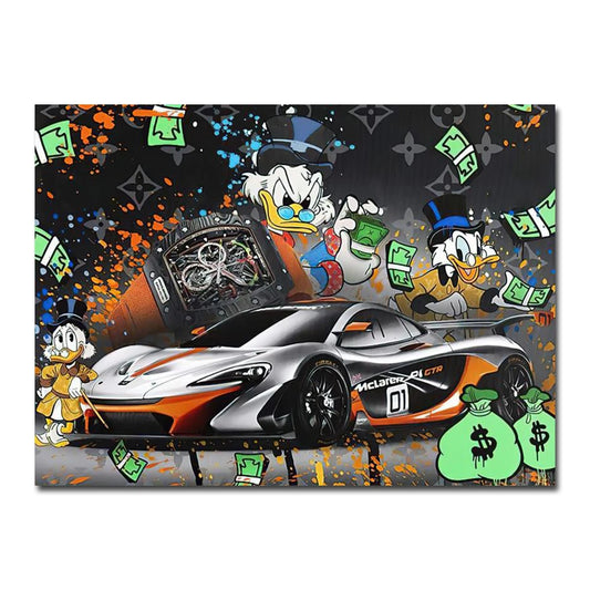 Quack Rich – Donald Duck Money & Cars