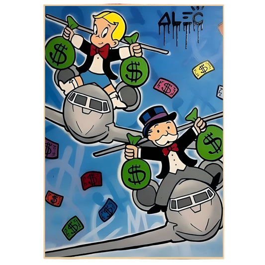 Capital Mischief | Richie Rich x Mr. Monopoly Graffiti