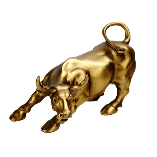 Charge of Resolve – Wall Street Bull Sculpture