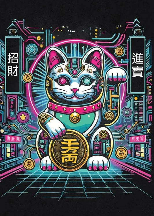 Neo Neko | Cyberpunk Lucky Cat Hustle