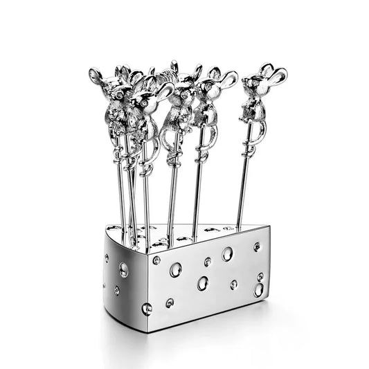 Point of Delight – The Sculpted Fruit & Cheese Pick Set