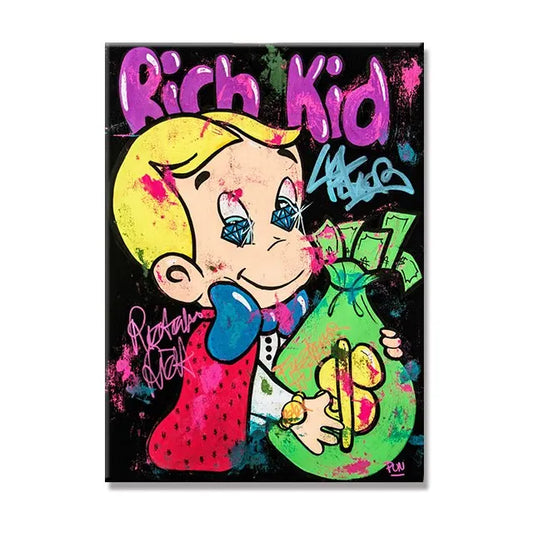 Richie Dollars – Street Graffiti Canvas