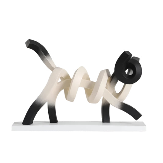 Whispers in Curves – The Meowdern Cat Sculpture