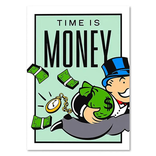 Time Is Money – The Monopoly Manifesto Acrylic Print