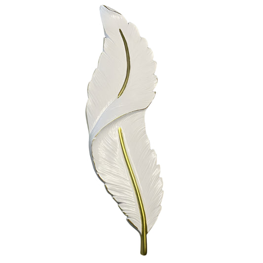 Whispers of Light – Nordic Feather Wall Lamp