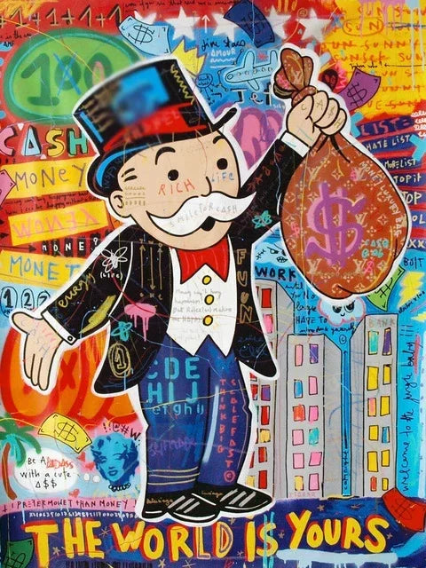 The World Is Yours – Monopoly Graffiti