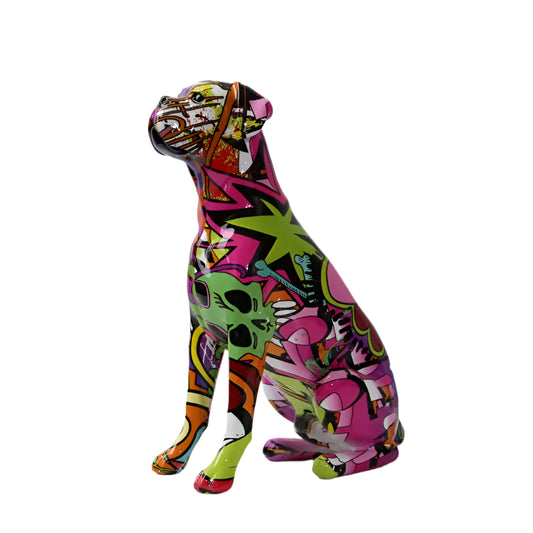 Loyal Ember – Nordic Boxer Spirit Sculpture