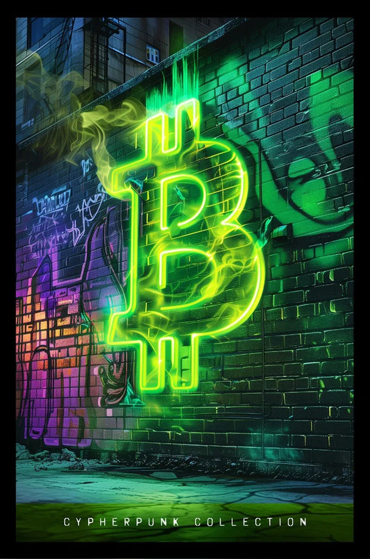 BTC Rebellion | Graffiti Gold Street