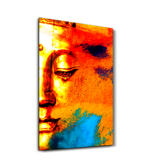 Silent Radiance – Buddha Portrait Wall Art